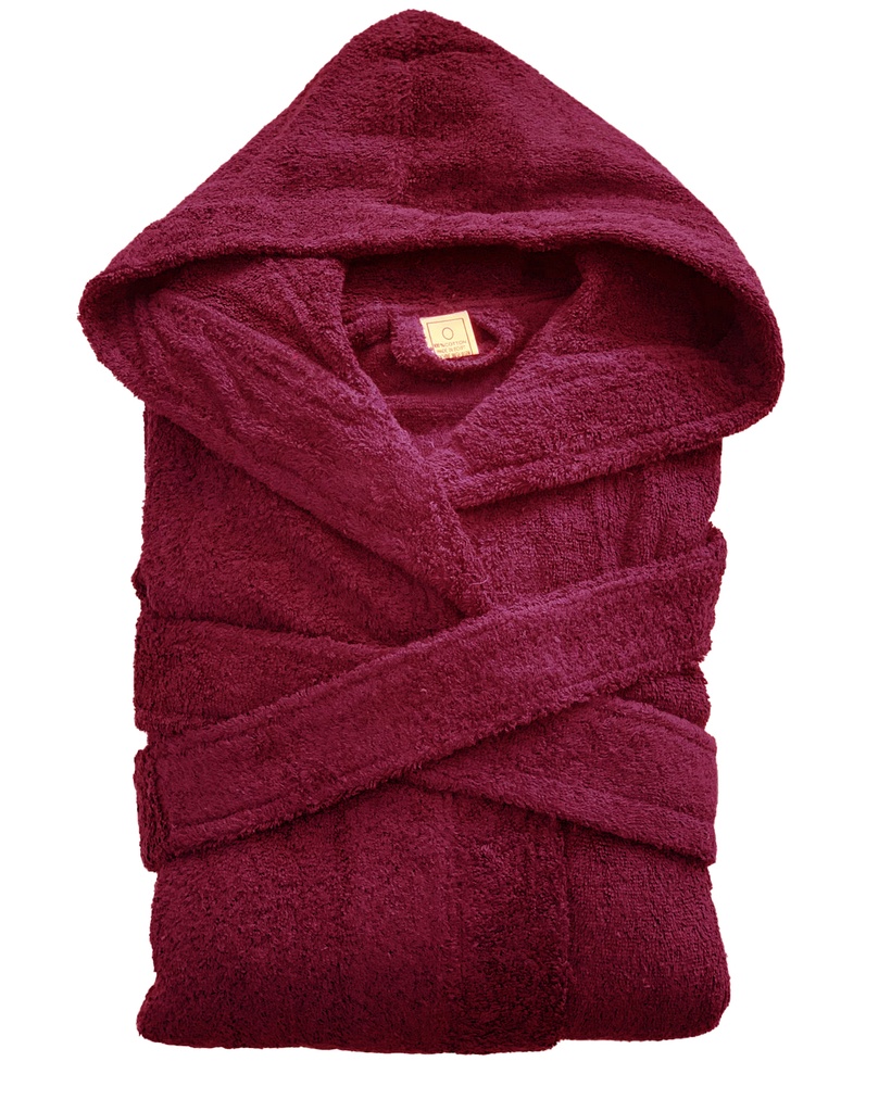 Egyptian Cotton Bathrobe - Red 