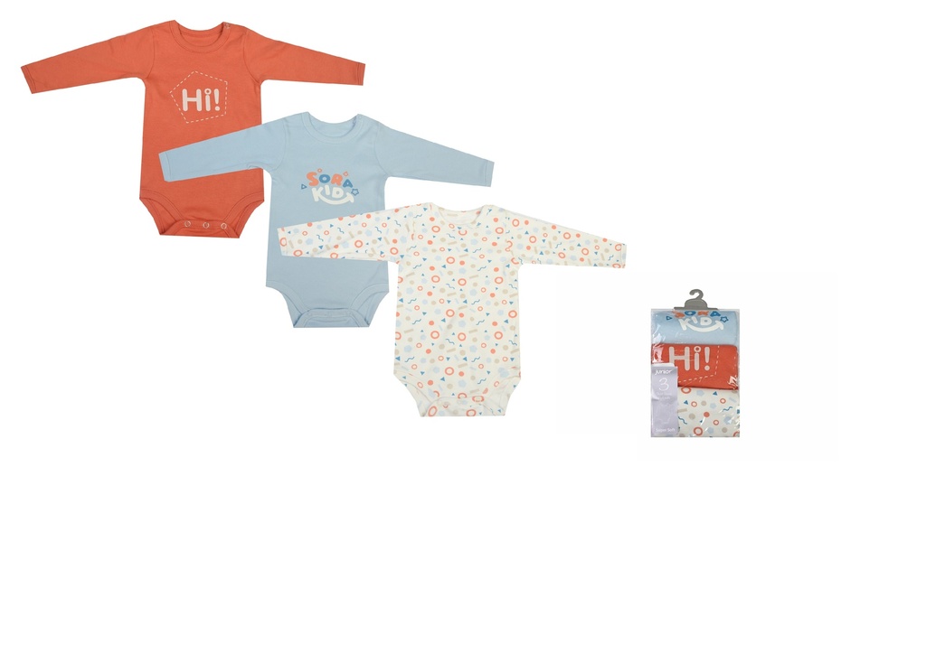 Bodysuit P/3 Long Sleeve sora kid