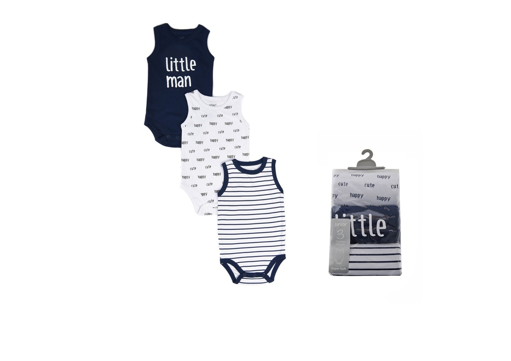 Bodysuit P/3 Sleeveless boy Little Man