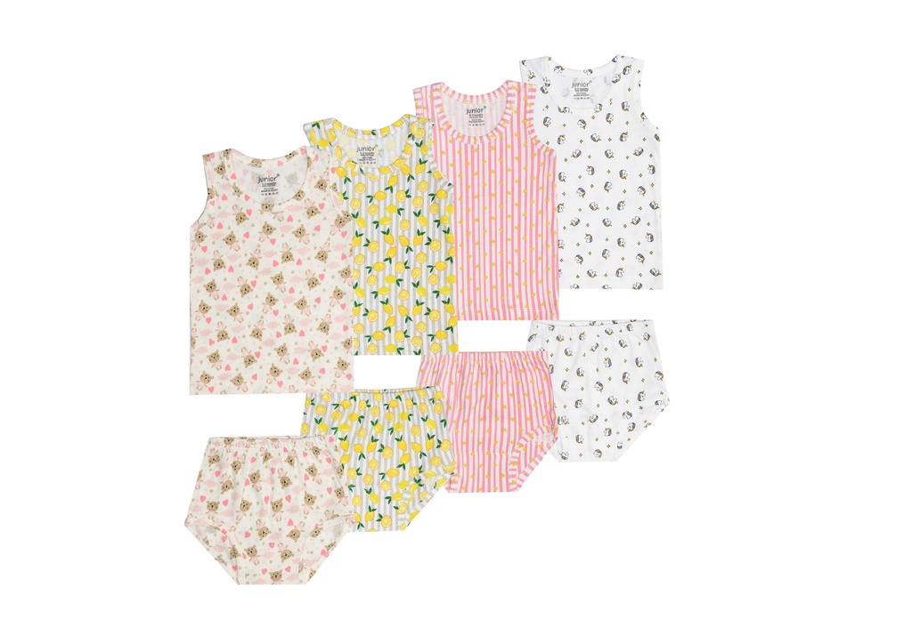 Baby Girl Set Flannel & Panty Printed