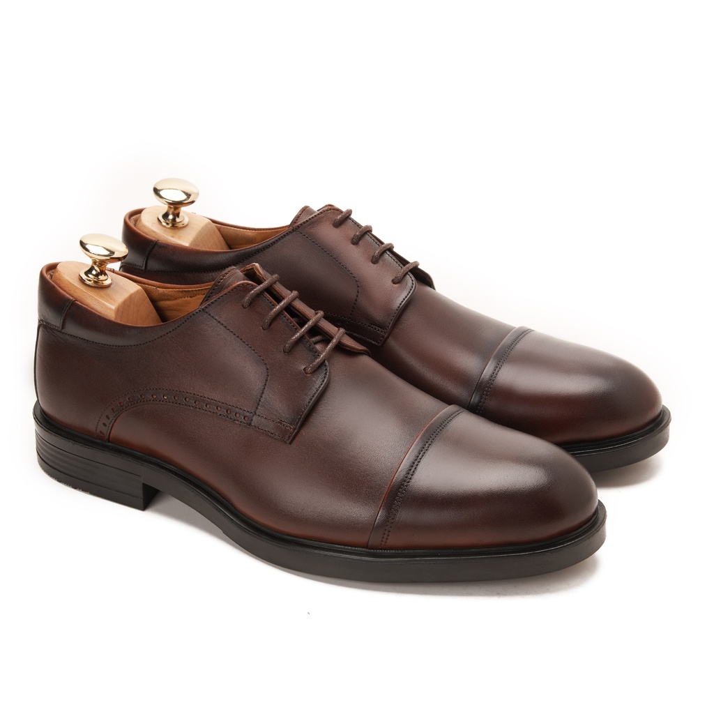 Cap Toe Derby Genuine Brown