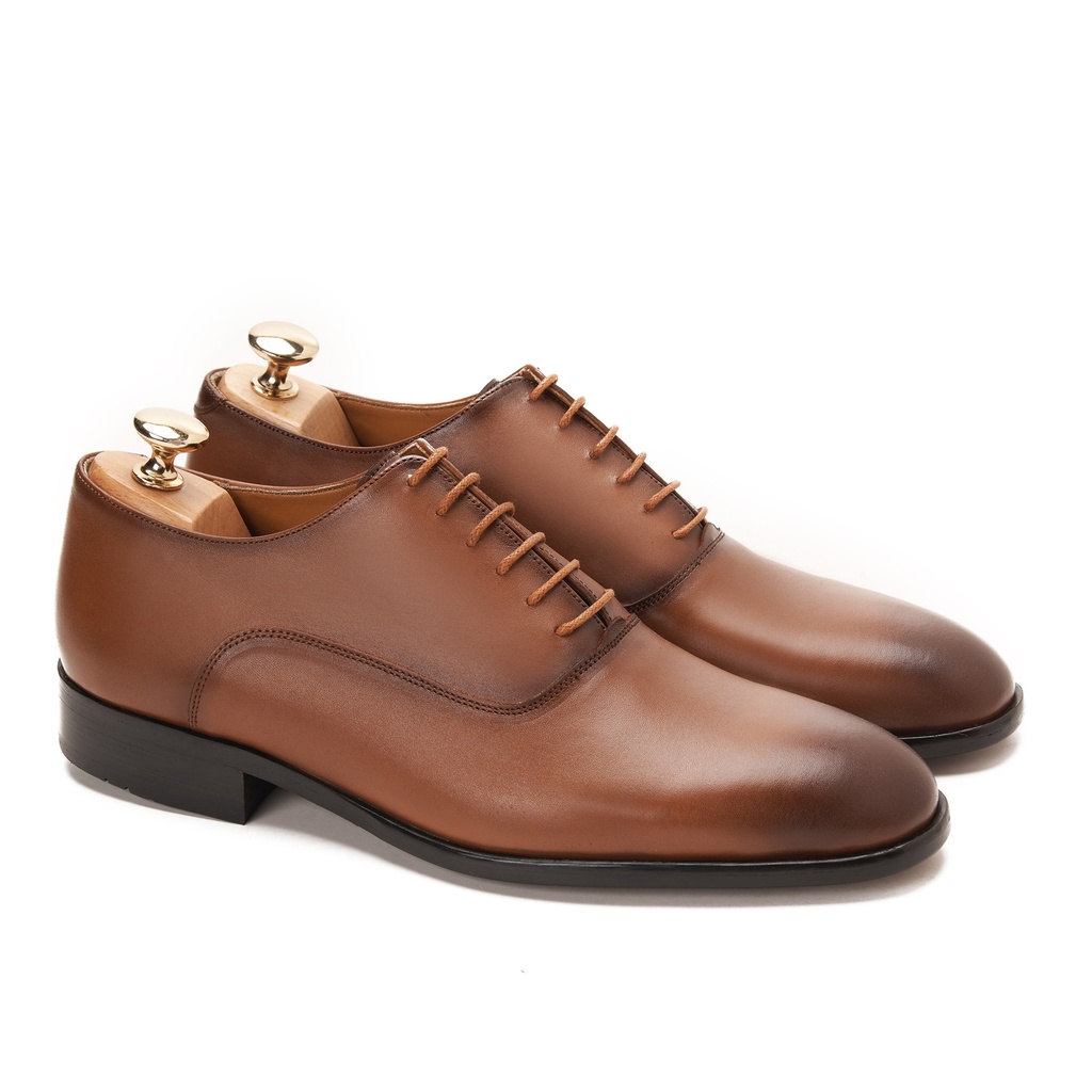 Classic York Plain Toe Oxford Dark Havan