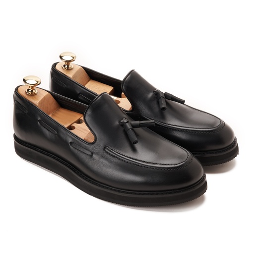 Smart Tassels Loafer Black