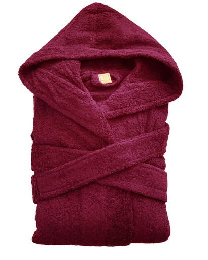 Egyptian Cotton Bathrobe - Red 