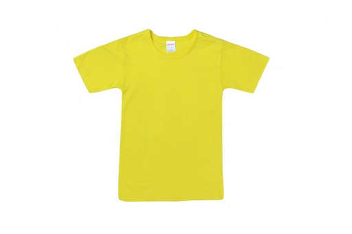 [2471-05] Short sleeve flannel for Girls Yellow