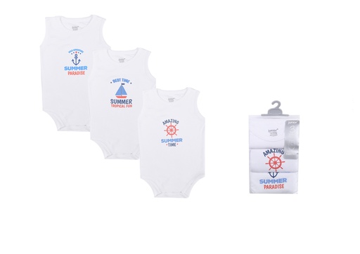 [7213-16] Bodysuit P/3 Sleeveless boy