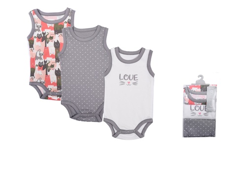 [7213-28] Bodysuit P/3 Sleeveless girl