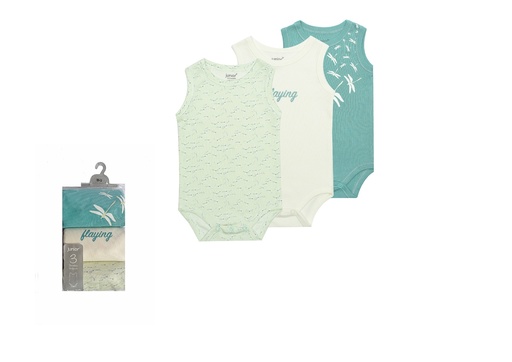 [7213-42] Bodysuit P/3 Sleeveless teady the pond