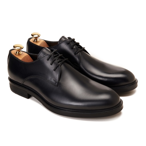 [DP1-12-Black] Tilden Plain Derby Black